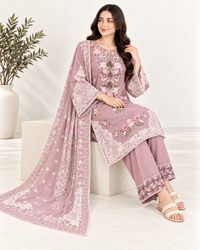 Rose Heirloom – Embroidered 3-Piece Suit