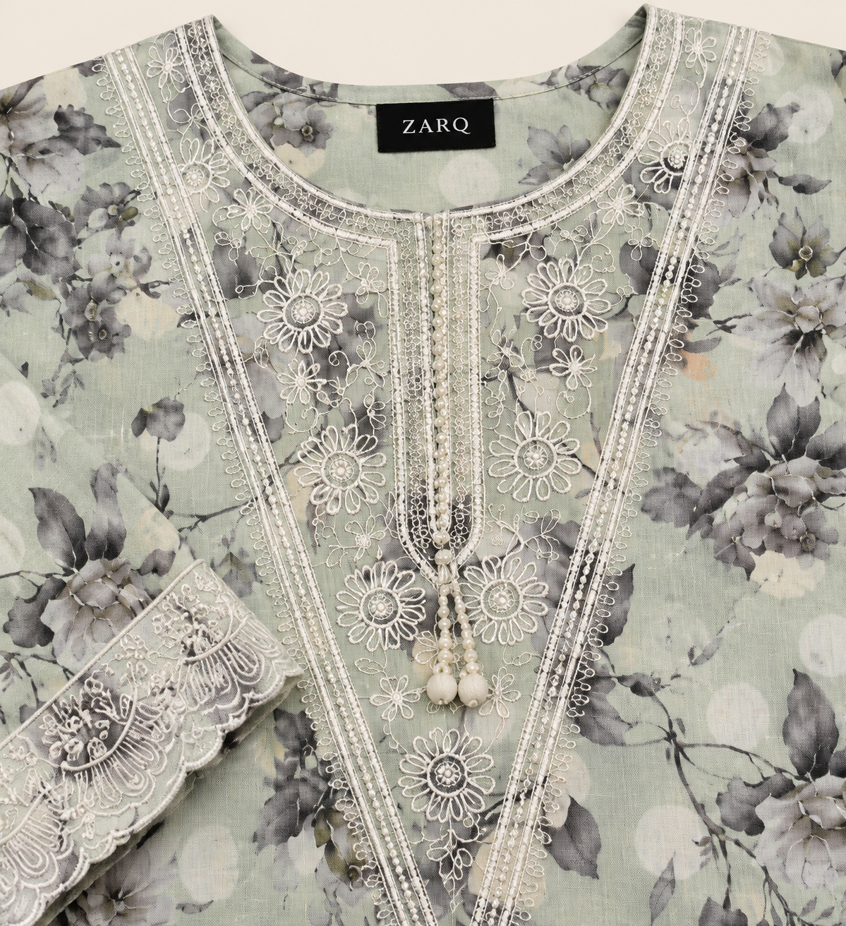 Pista Bloom Embroidered 3-Piece Suit