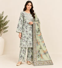 Pista Bloom Embroidered 3-Piece Suit