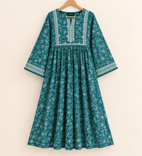 Emerald Blossom 3-Piece Frock Suit