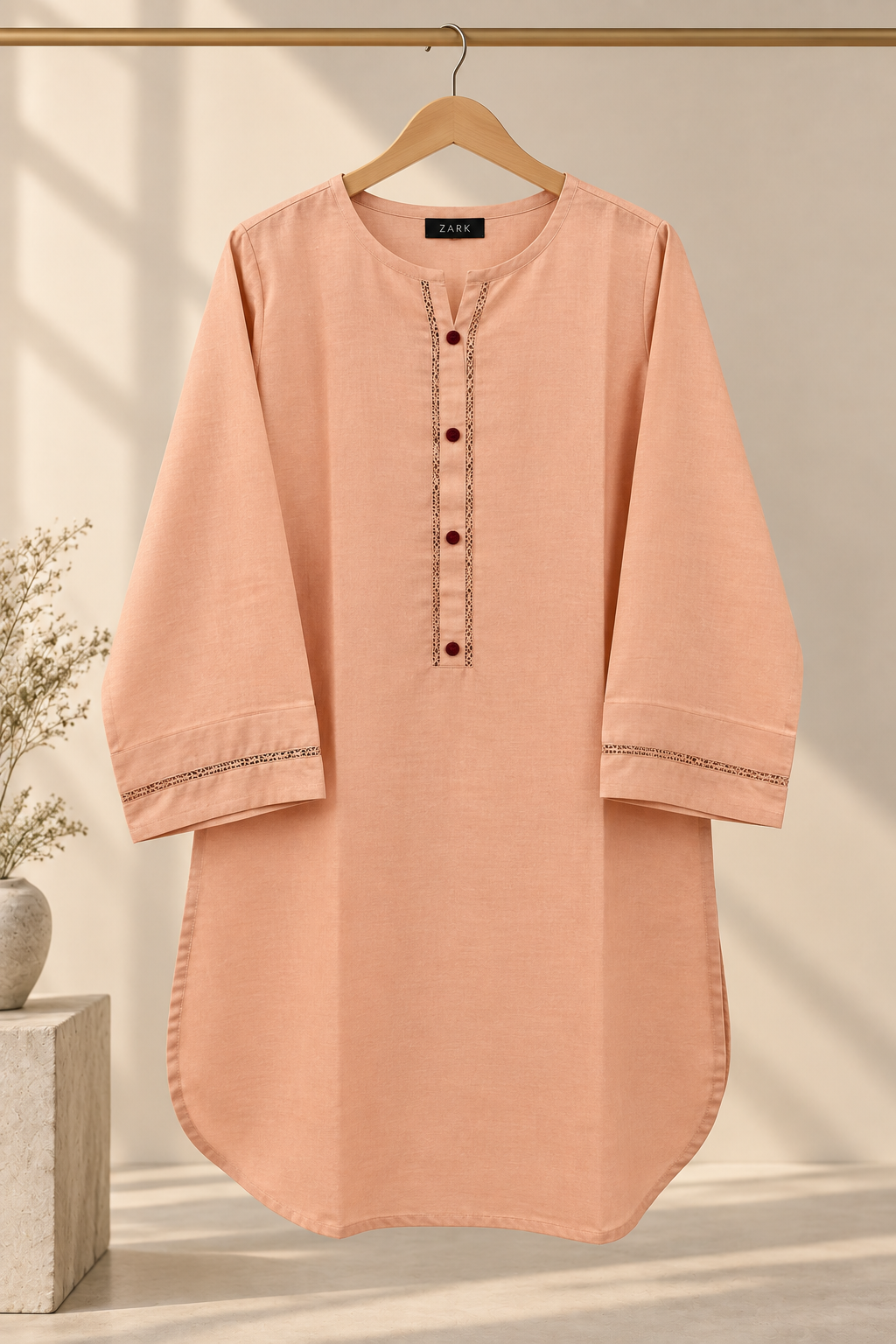 Blush Charm 2-Piece Karandi Co-Ord Set