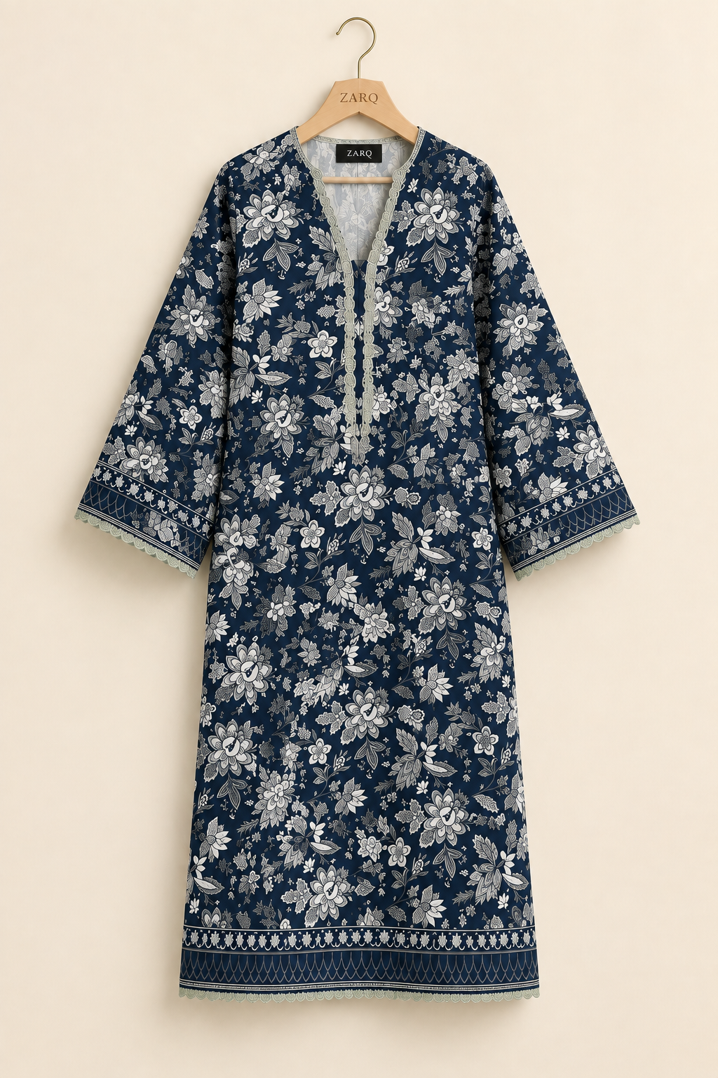 Midnight Bloom Co-Ord Set – Navy Floral 2 Piece