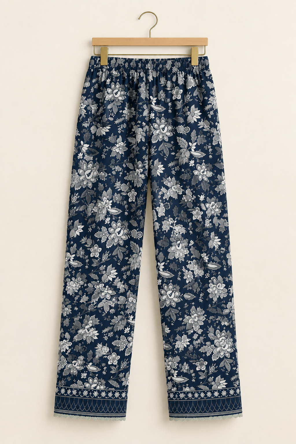 Midnight Bloom Co-Ord Set – Navy Floral 2 Piece