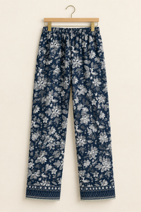 Midnight Bloom Co-Ord Set – Navy Floral 2 Piece