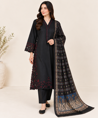 Black Orchid 3-Piece Suit Dhannak