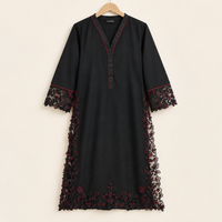 Black Orchid 3-Piece Suit Dhannak