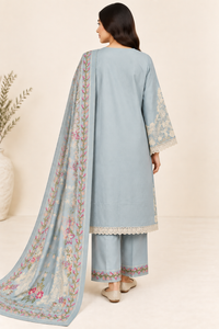 Persian Bloom Embroidered 3-Piece Suit